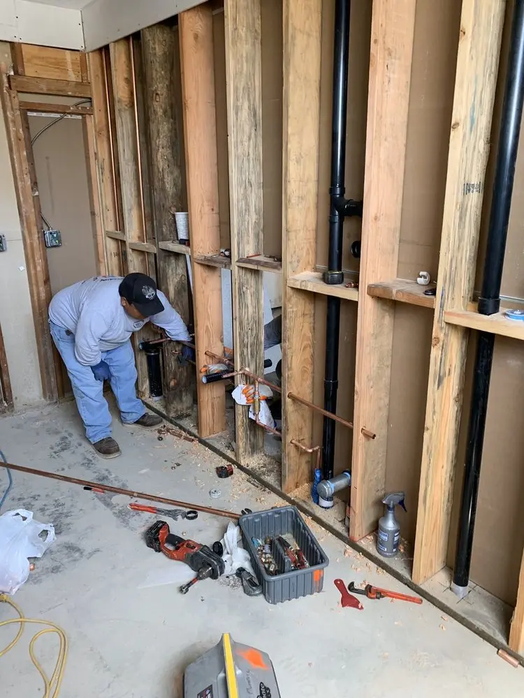 Commercial rough-in plumbing for Commercial Plumbing in North Buckhead